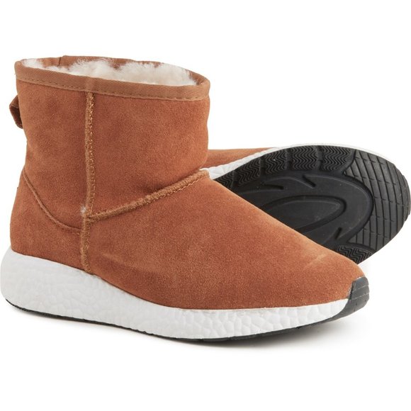 NEW Gooce Patty GENUINE SHEEPSKIN  Boots - Suede  392j - Picture 1 of 6